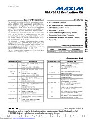 MAX8632EVKIT datasheet pdf MAXIM - Dallas Semiconductor