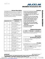 MAX8643EVKIT+ datasheet pdf MAXIM - Dallas Semiconductor