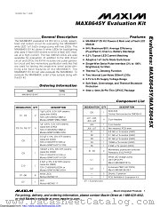 MAX8645YEVKIT datasheet pdf MAXIM - Dallas Semiconductor