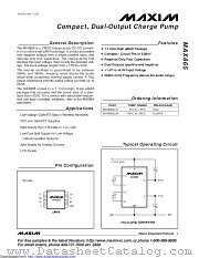 MAX865EUA+T datasheet pdf MAXIM - Dallas Semiconductor