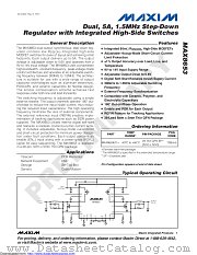 MAX8653ETI+ datasheet pdf MAXIM - Dallas Semiconductor