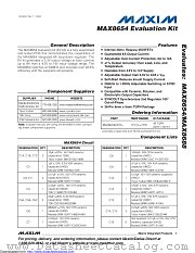 MAX8654EVKIT datasheet pdf MAXIM - Dallas Semiconductor