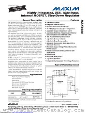 MAX8655ETN+ datasheet pdf MAXIM - Dallas Semiconductor