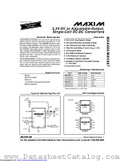 MAX867ESA+ datasheet pdf MAXIM - Dallas Semiconductor