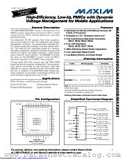 MAX8660BETL+ datasheet pdf MAXIM - Dallas Semiconductor