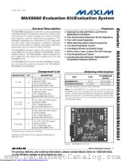 MAX8660EVCMAXQU datasheet pdf MAXIM - Dallas Semiconductor