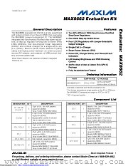 MAX8662EVKIT+ datasheet pdf MAXIM - Dallas Semiconductor