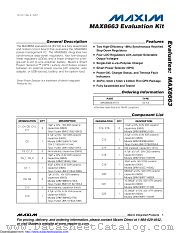 MAX8663EVKIT datasheet pdf MAXIM - Dallas Semiconductor