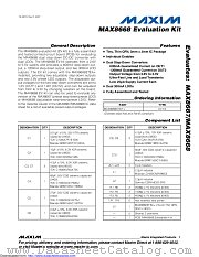 MAX8668EVKIT+ datasheet pdf MAXIM - Dallas Semiconductor