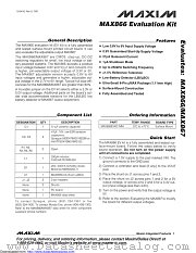MAX866EVKIT-MM datasheet pdf MAXIM - Dallas Semiconductor