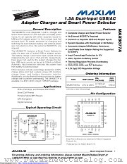 MAX8677AETG+T datasheet pdf MAXIM - Dallas Semiconductor