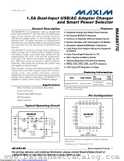 MAX8677CETG+T datasheet pdf MAXIM - Dallas Semiconductor