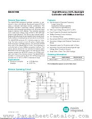 MAX8709BETI+ datasheet pdf MAXIM - Dallas Semiconductor
