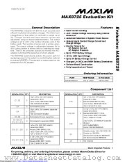 MAX8725EVKIT datasheet pdf MAXIM - Dallas Semiconductor