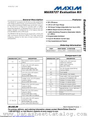 MAX8727EVKIT datasheet pdf MAXIM - Dallas Semiconductor