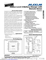 MAX8731ETI+ datasheet pdf MAXIM - Dallas Semiconductor