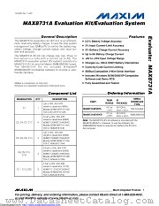 MAX8731AEVKIT+ datasheet pdf MAXIM - Dallas Semiconductor