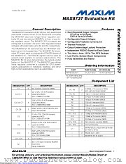 MAX8737EVKIT datasheet pdf MAXIM - Dallas Semiconductor