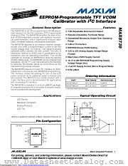 MAX8738 datasheet pdf MAXIM - Dallas Semiconductor