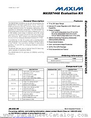 MAX8744AEVKIT+ datasheet pdf MAXIM - Dallas Semiconductor