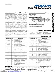 MAX8753EVKIT datasheet pdf MAXIM - Dallas Semiconductor