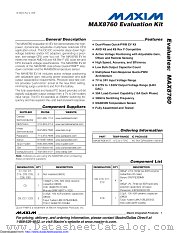 MAX8760EVKIT datasheet pdf MAXIM - Dallas Semiconductor