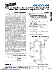 MAX8784ETL+ datasheet pdf MAXIM - Dallas Semiconductor