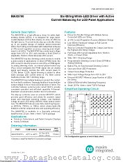 MAX8790ETP+TG40 datasheet pdf MAXIM - Dallas Semiconductor