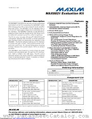 MAX8821EVKIT datasheet pdf MAXIM - Dallas Semiconductor