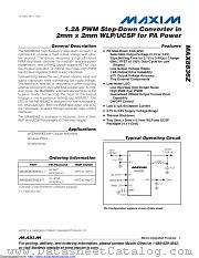 MAX8836ZEWEEE+T datasheet pdf MAXIM - Dallas Semiconductor