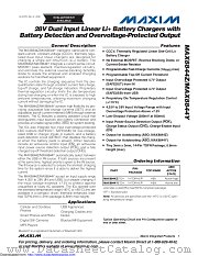 MAX8844YETD+T datasheet pdf MAXIM - Dallas Semiconductor
