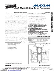 MAX8855AETJ+ datasheet pdf MAXIM - Dallas Semiconductor