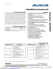 MAX8858EVKIT+ datasheet pdf MAXIM - Dallas Semiconductor