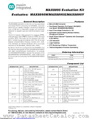 MAX8895EVKIT+ datasheet pdf MAXIM - Dallas Semiconductor