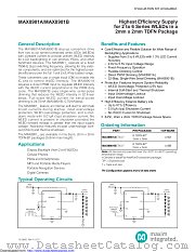 MAX8901BETA+TCH8 datasheet pdf MAXIM - Dallas Semiconductor