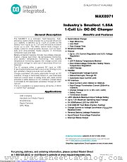 MAX8971CEWP+T datasheet pdf MAXIM - Dallas Semiconductor