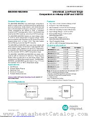 MAX9061EBS+TCHQ datasheet pdf MAXIM - Dallas Semiconductor