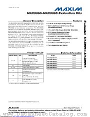 MAX9063EVKIT+ datasheet pdf MAXIM - Dallas Semiconductor