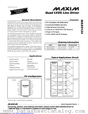 MAX9124ESE+ datasheet pdf MAXIM - Dallas Semiconductor