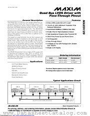 MAX9129EUE datasheet pdf MAXIM - Dallas Semiconductor
