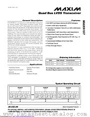 MAX9157EGJ-T datasheet pdf MAXIM - Dallas Semiconductor