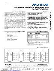 MAX9172EKA datasheet pdf MAXIM - Dallas Semiconductor