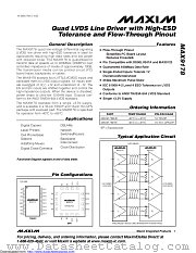 MAX9178EUE datasheet pdf MAXIM - Dallas Semiconductor