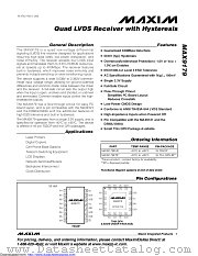 MAX9179EUE datasheet pdf MAXIM - Dallas Semiconductor