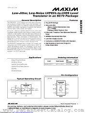 MAX9181EXT datasheet pdf MAXIM - Dallas Semiconductor