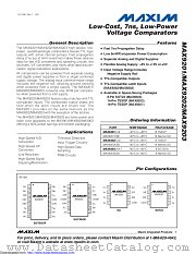 MAX9203EKA+ datasheet pdf MAXIM - Dallas Semiconductor