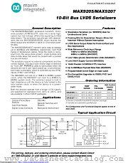 MAX9205EAI/V+ datasheet pdf MAXIM - Dallas Semiconductor