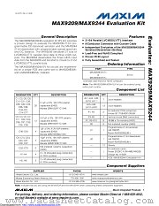 MAX9244EVKIT+ datasheet pdf MAXIM - Dallas Semiconductor
