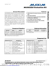 MAX9226EVKIT datasheet pdf MAXIM - Dallas Semiconductor