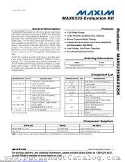 MAX9235EVKIT+ datasheet pdf MAXIM - Dallas Semiconductor